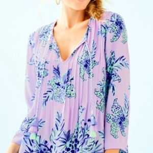 Marilina tunic lilac verbena size L